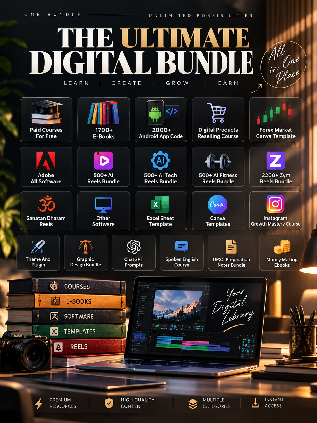 Premium tools and resources