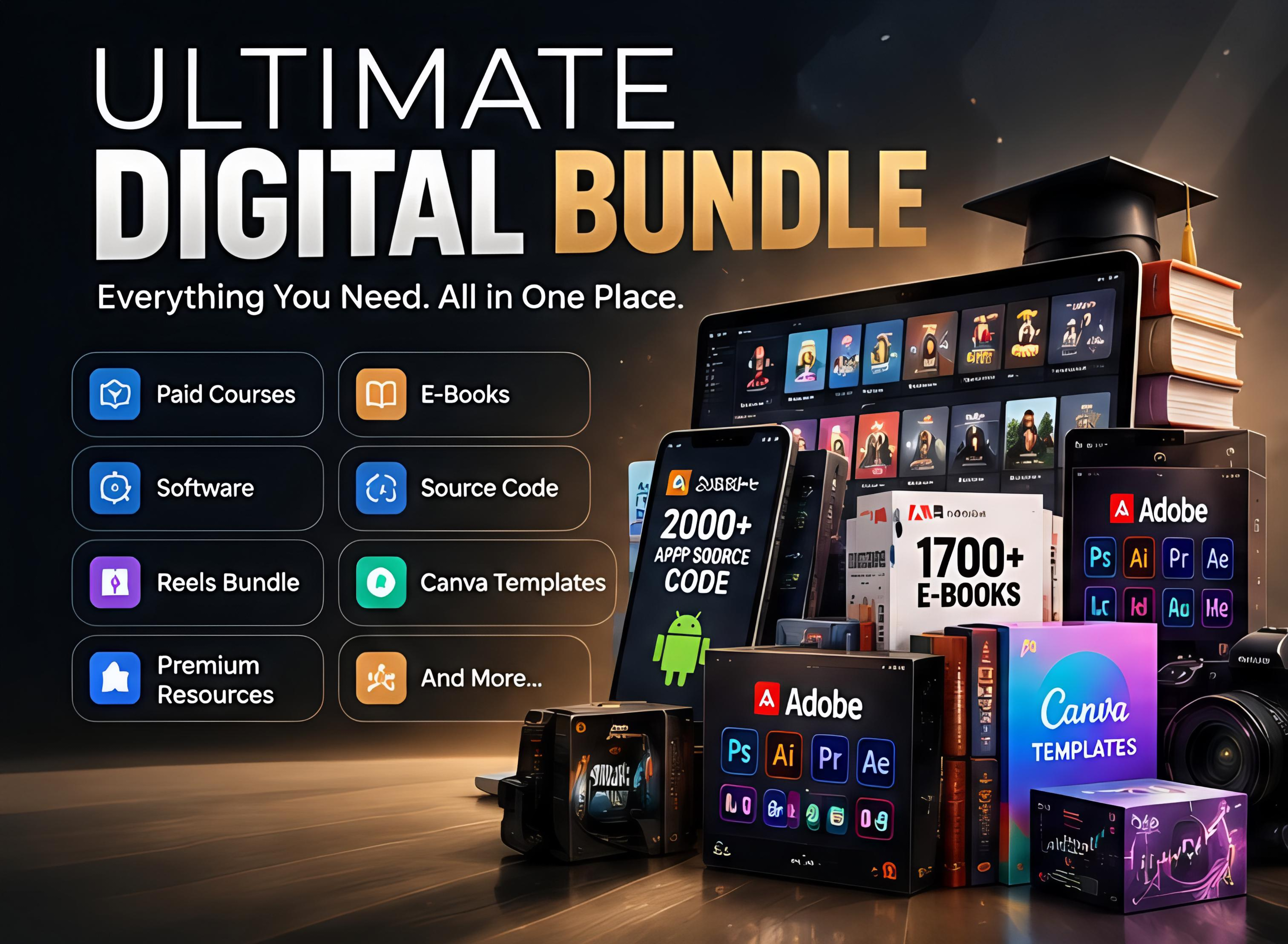 Ultimate Digital Bundle grid preview